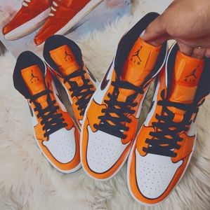 *SOLD*Air Jordan 1 Mid Turf Orange Two Sizes